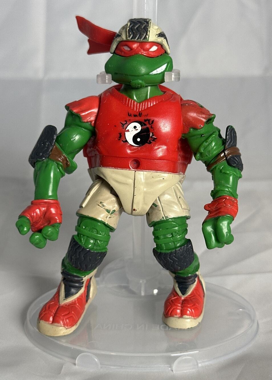 2003 MIRAGE STUDIOS NINJA TURTLE ACTION FIGURE RAFAEL MISSING BELT